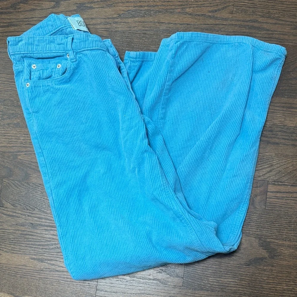 Blue corduroy pants size 27 woman's - Picture 2 of 3